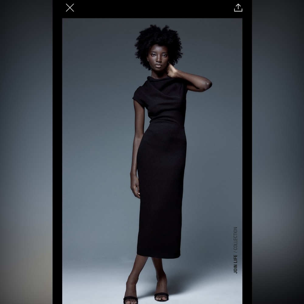 Zara Draped Sheath Dress